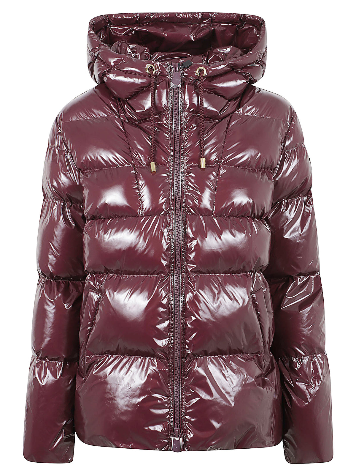 GIACCA PIUMINO DONNA IMBOTTITA CON CAPPUCCIO - PINKO 101597 A2P7RR7 BORDEAUX SCURO PINKO 