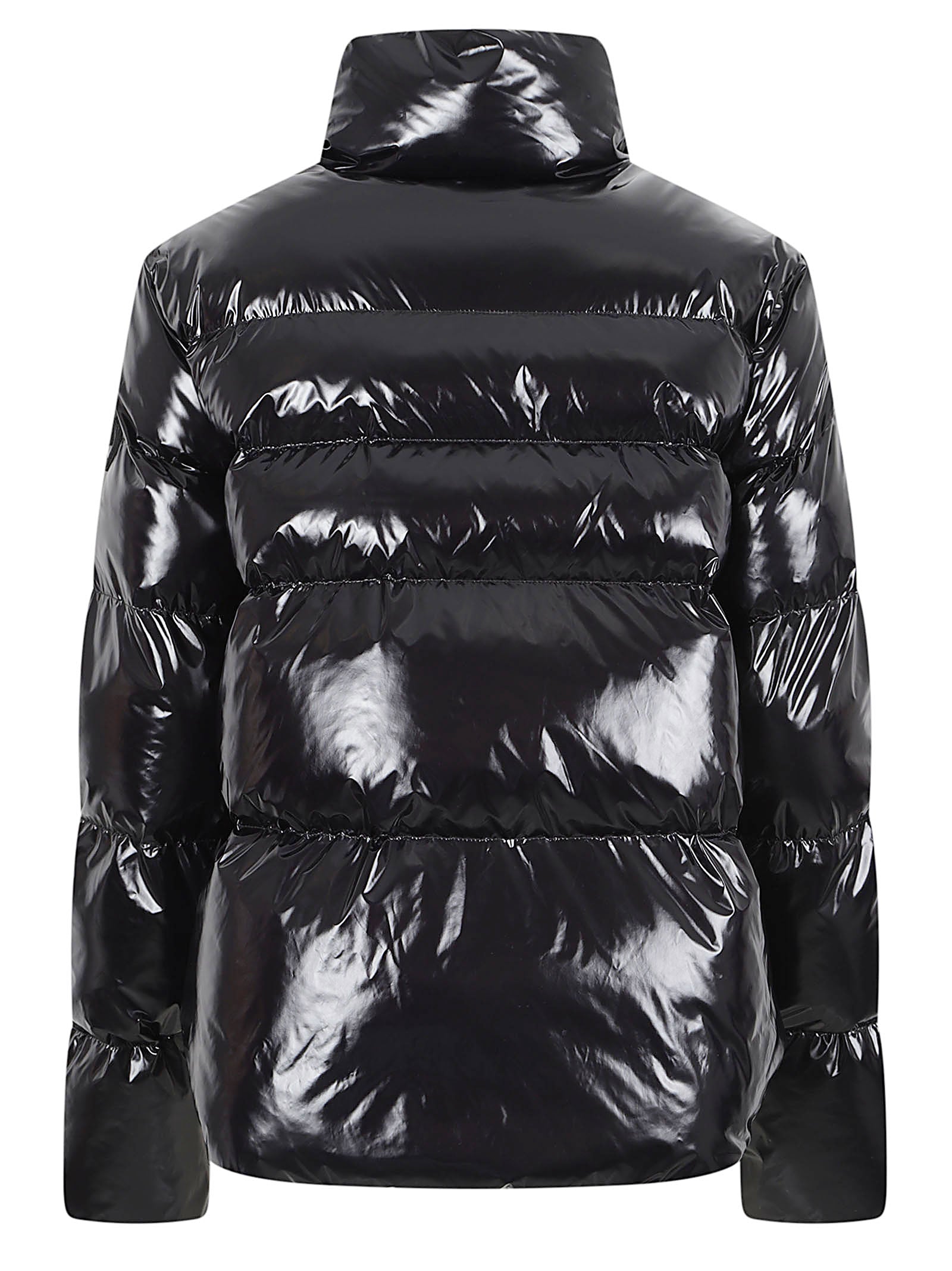 GIACCA DONNA CORTA LUCIDA<BR/> 101598 A2P7Z99 NERO LIMOUSINE PINKO 