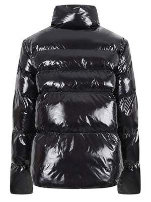 GIACCA DONNA CORTA LUCIDA<BR/> 101598 A2P7Z99 NERO LIMOUSINE PINKO 