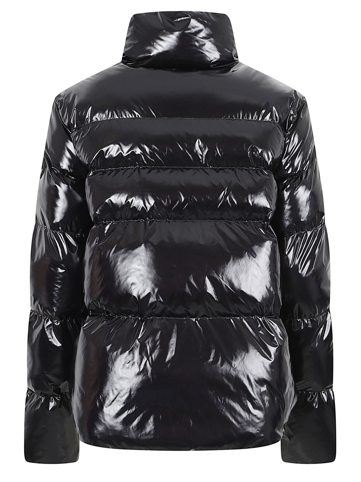 GIACCA DONNA CORTA LUCIDA MIRCO CABAN CRYSTAL NYLON - PINKO<BR/> 101598 A2P7Z99 NERO LIMOUSINE PINKO 