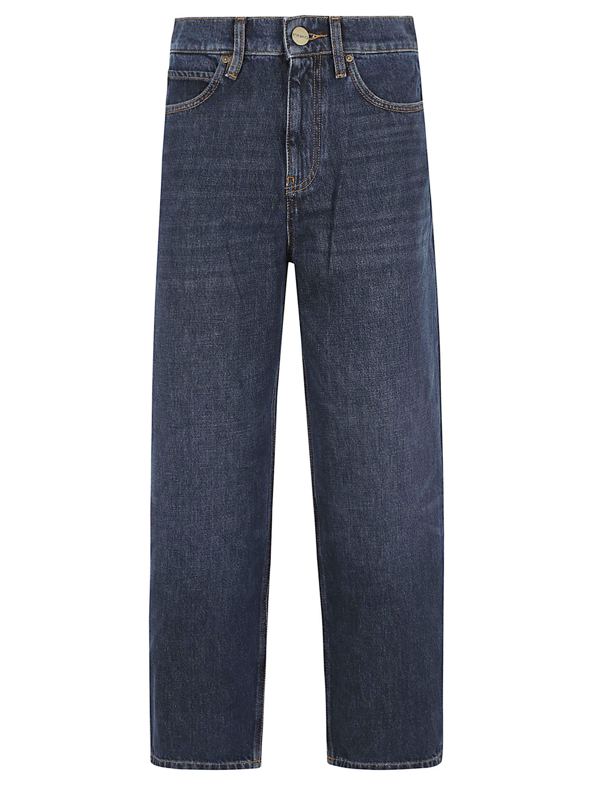 JEANS DONNA ESTELLE EGG DENIM - PINKO 103857 A3HEPJC LAVAGGIO MEDIO SCURO PINKO 