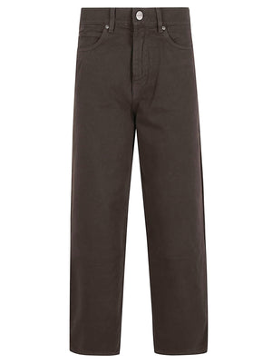 JEANS DONNA WIDE LEG 103857 A3KUL72 MARRONE TESTA DI MORO PINKO 