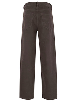 JEANS DONNA WIDE LEG 103857 A3KUL72 MARRONE TESTA DI MORO PINKO 