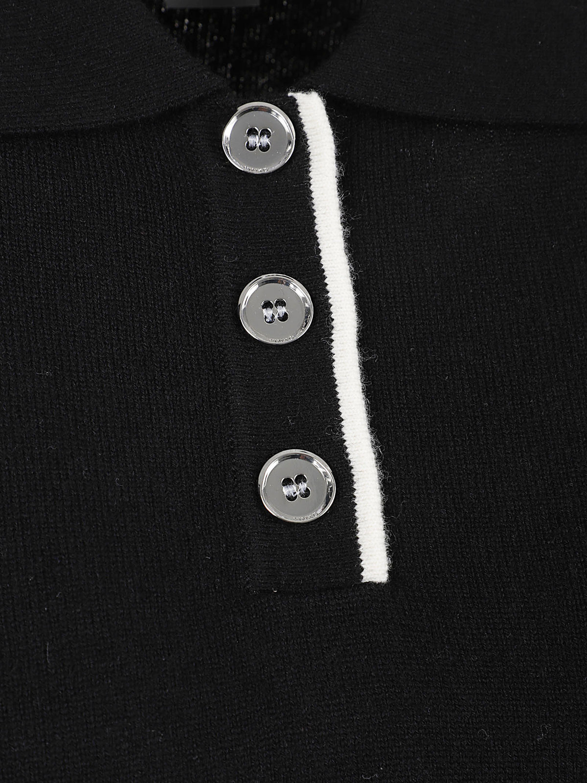 POLO IN MAGLIA DONNA MANICA CORTA - PINKO 105450 A3G1Z99 NERO LIMOUSINE PINKO 