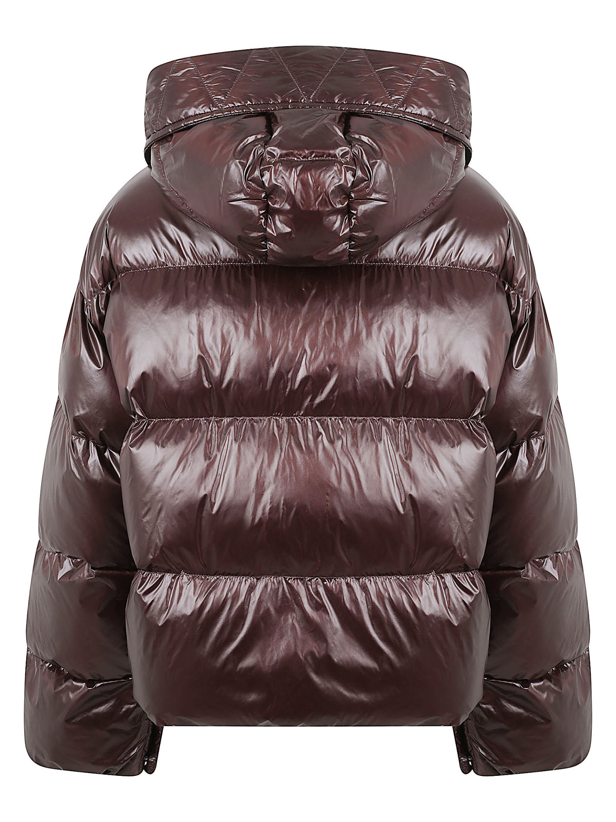GIACCA DONNA IMBOTTITA CON CAPPUCCIO - PINKO 105656 A3FIL72 MARRONE TESTA DI MORO PINKO 