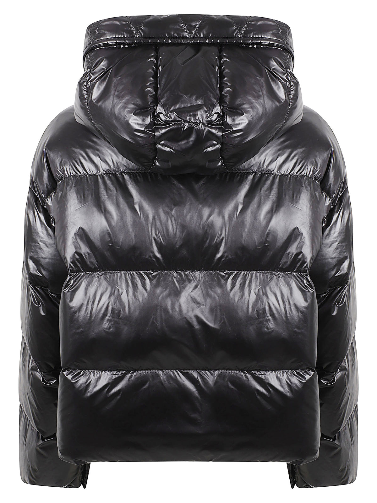 GIACCA DONNA IMBOTTITA CON CAPPUCCIO - PINKO 105656 A3FIZ99 NERO LIMOUSINE PINKO 