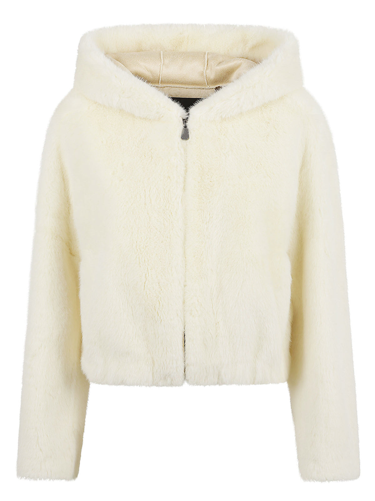 GIACCA DONNA EFFETTO PELLICCIA GASTERIA - PINKO<BR/> 107053 A3E9H02 GIALLO TRASPARENTE PINKO 