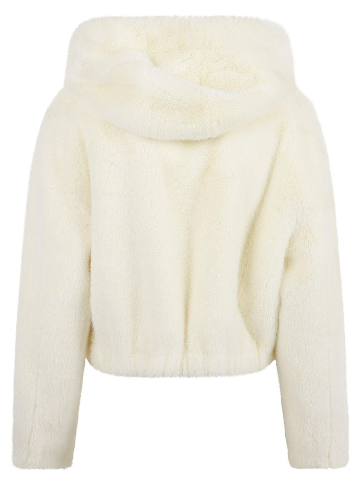GIACCA DONNA EFFETTO PELLICCIA GASTERIA - PINKO<BR/> 107053 A3E9H02 GIALLO TRASPARENTE PINKO 
