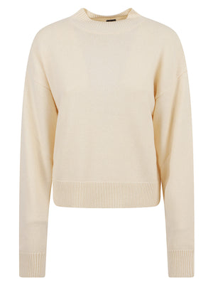 MAGLIONE DONNA A MANICA LUNGA SPARTA - PINKO<BR/> 107205 A3GIC15 BEIGE RUGIADA PINKO 