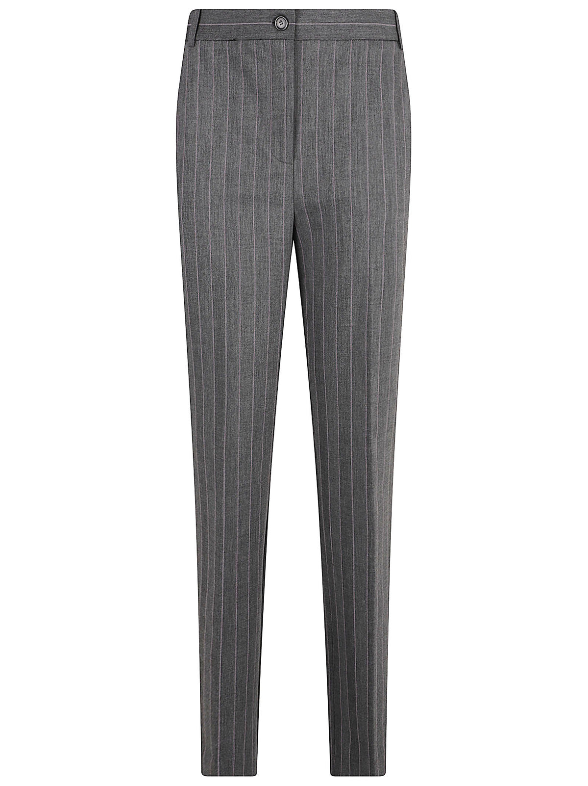PANTALONE DONNA A SIGARETTA GESSATO PLEIONE - PINKO 107264 A3FFIN4 MULT GRIGIO ROSA PINKO 