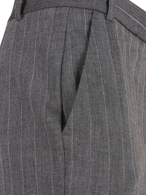 PANTALONE DONNA A SIGARETTA GESSATO PLEIONE - PINKO 107264 A3FFIN4 MULT GRIGIO ROSA PINKO 