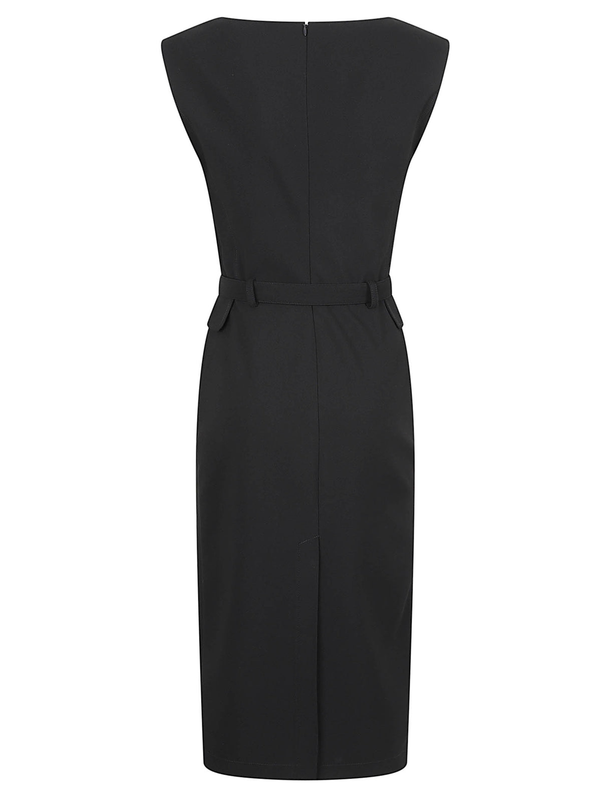 ABITO DONNA ACALYPHA CREPE POLY - PINKO 107265 A3DAZ99 NERO LIMOUSINE PINKO 