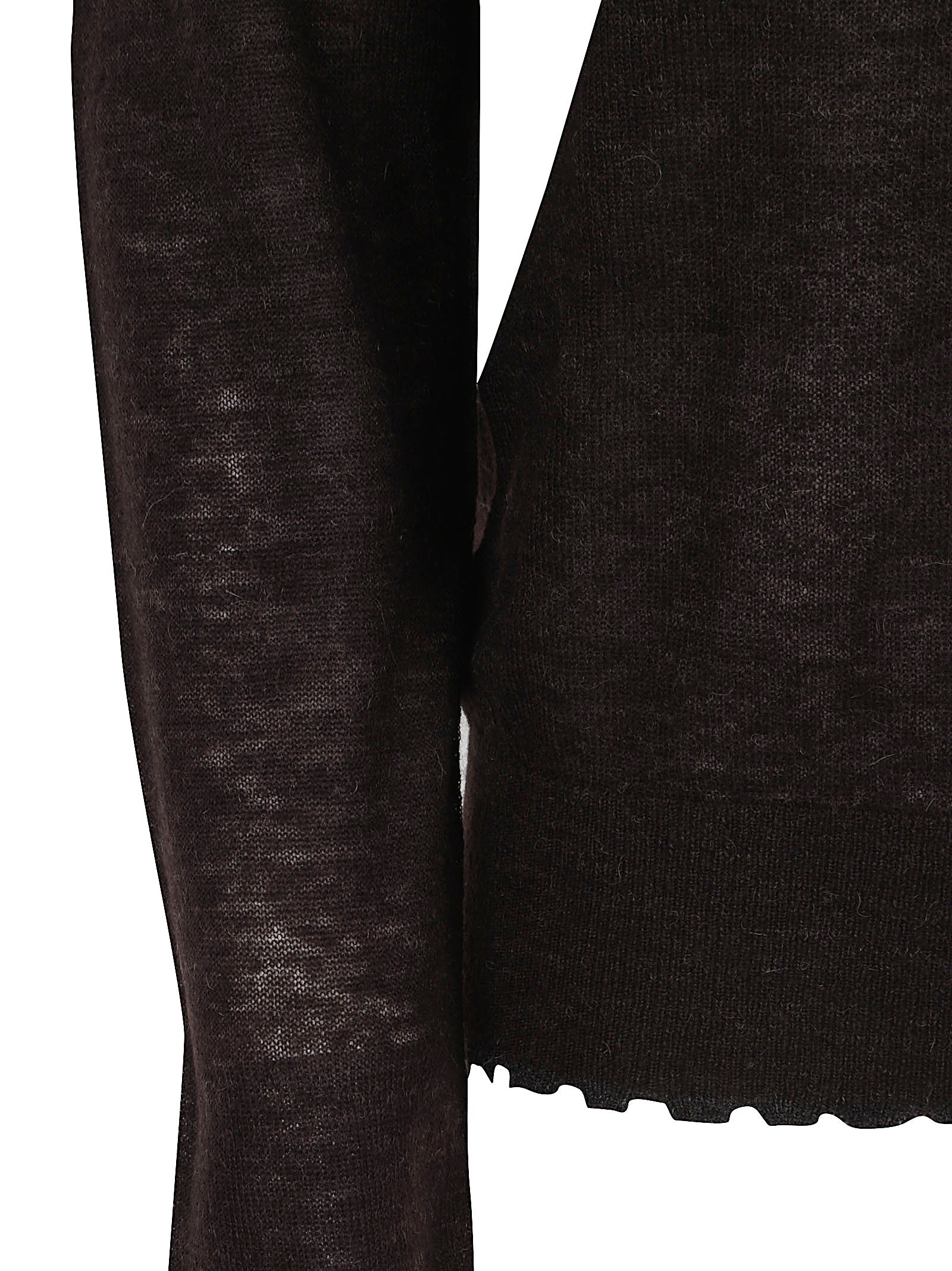 MAGLIONE GIROCOLLO DONNA<BR/> 107328 A3IQM05 MARRONE JAVA PINKO 
