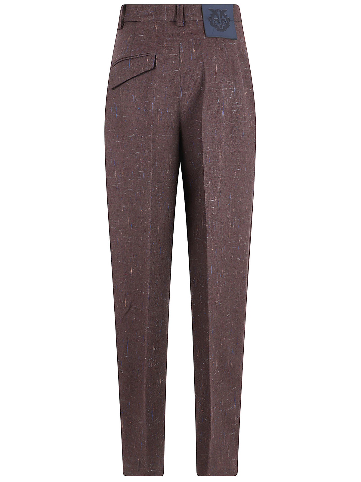 PANTALONE DONNA BALBINO - PINKO 107712 A3MEYY2 VIOLA-CARAMELLA FOND PINKO 