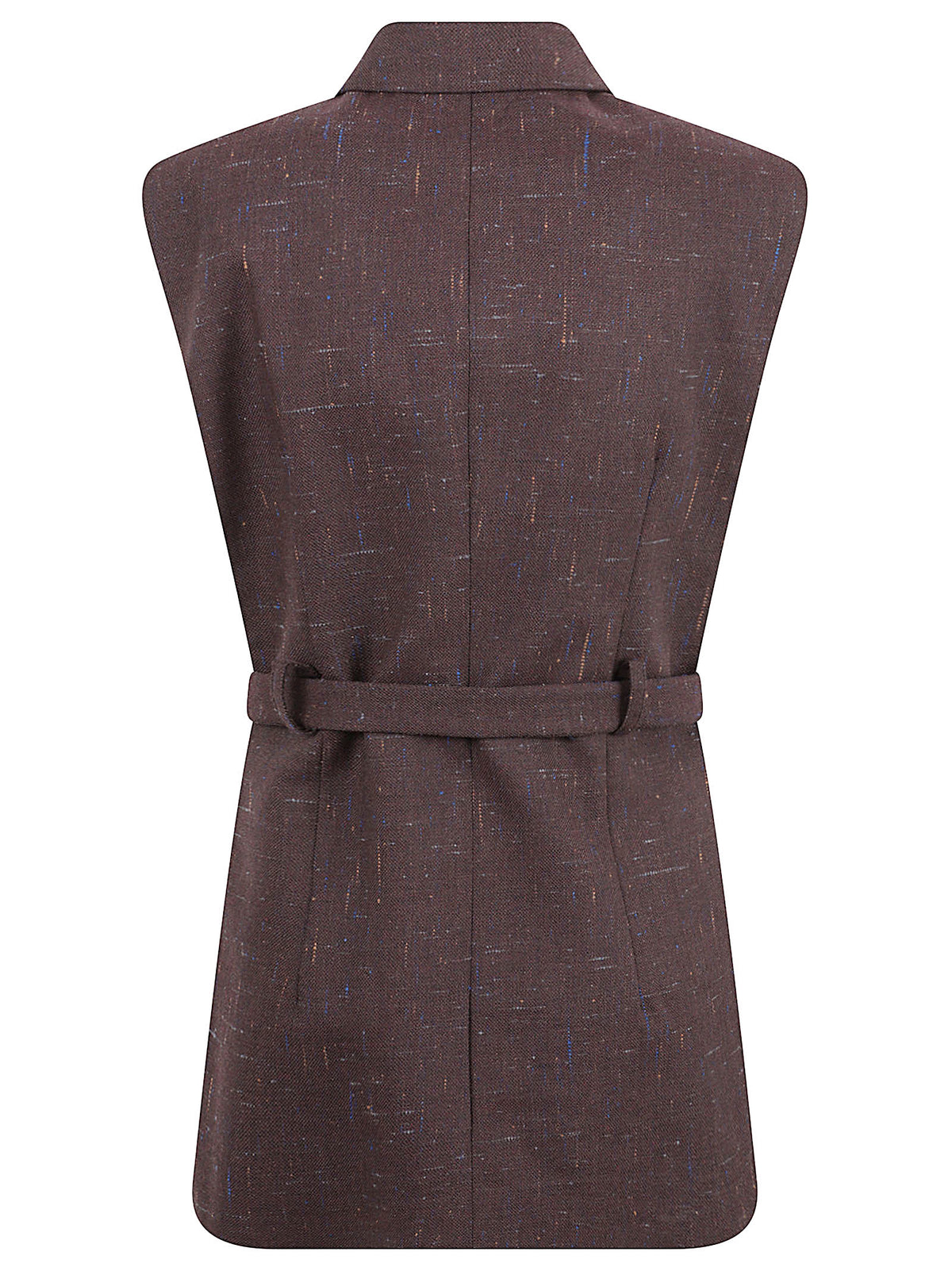 GILET DONNA SARTORIALE NURAQUS - PINKO 107727 A3MEYY2 VIOLA-CARAMELLA FOND PINKO 