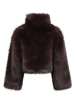 GIACCA DONNA EFFETTO PELLICCIA GRAVINA - PINKO 107789 A3OBW32 UVETTA PINKO 
