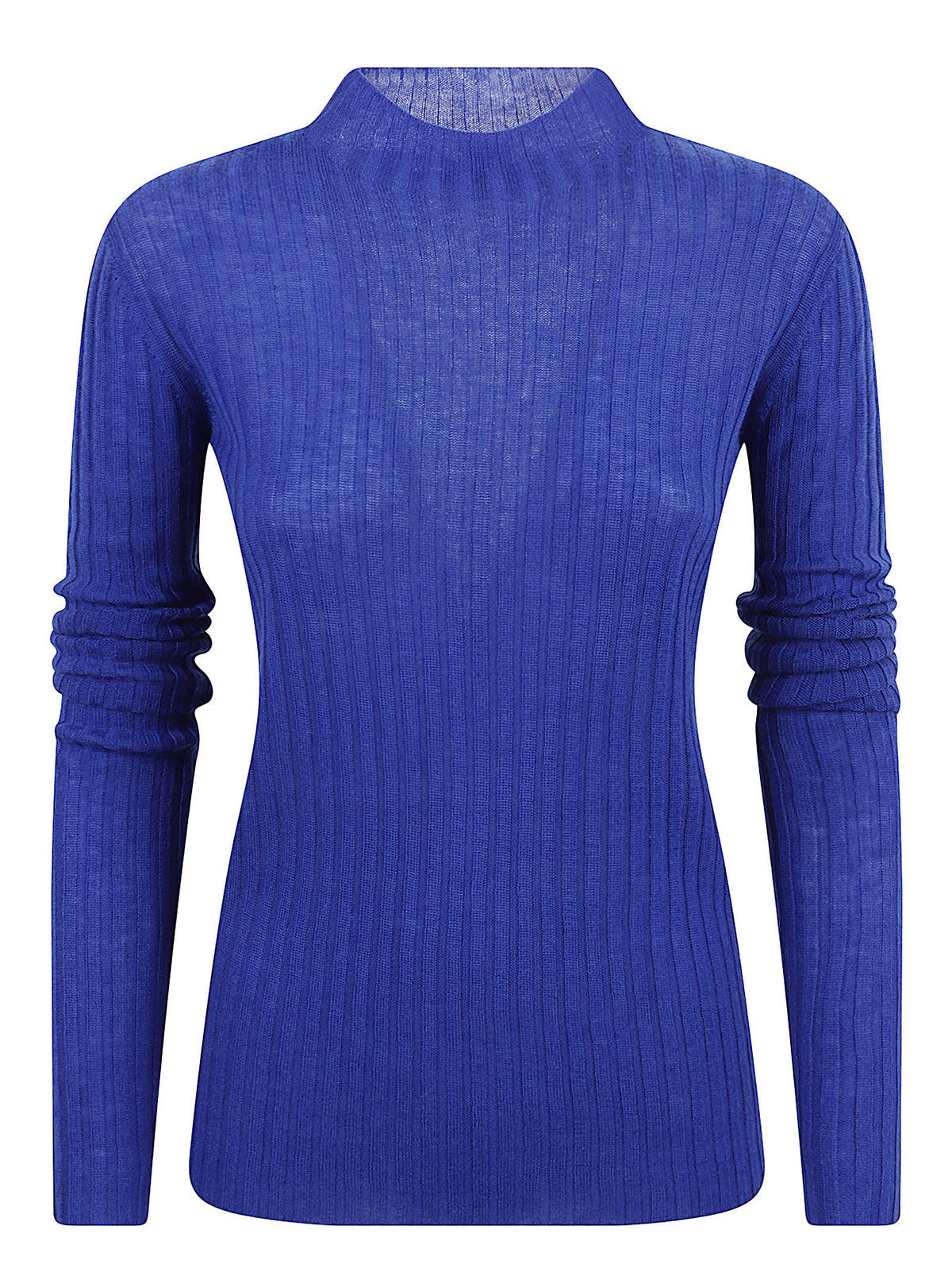 MAGLIA DONNA A MANICHE LUNGHE MUGGITO - PINKO 107834 A2Z6F90 BLU MAZZARINO PINKO 