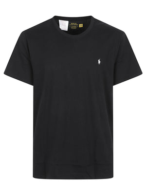 MAGLIETTA MANICHE CORTE UOMO 714844756 006 BLACK-WHITE PP RALPH LAUREN 