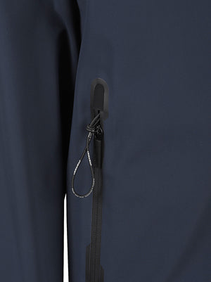 GIACCA UOMO SURFLEX WINTER THERMO HOOD ZIP - RRD<BR/> W26044 62 LEAD BLUE RRD 