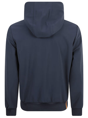 GIACCA UOMO SURFLEX WINTER THERMO HOOD ZIP - RRD<BR/> W26044 62 LEAD BLUE RRD 