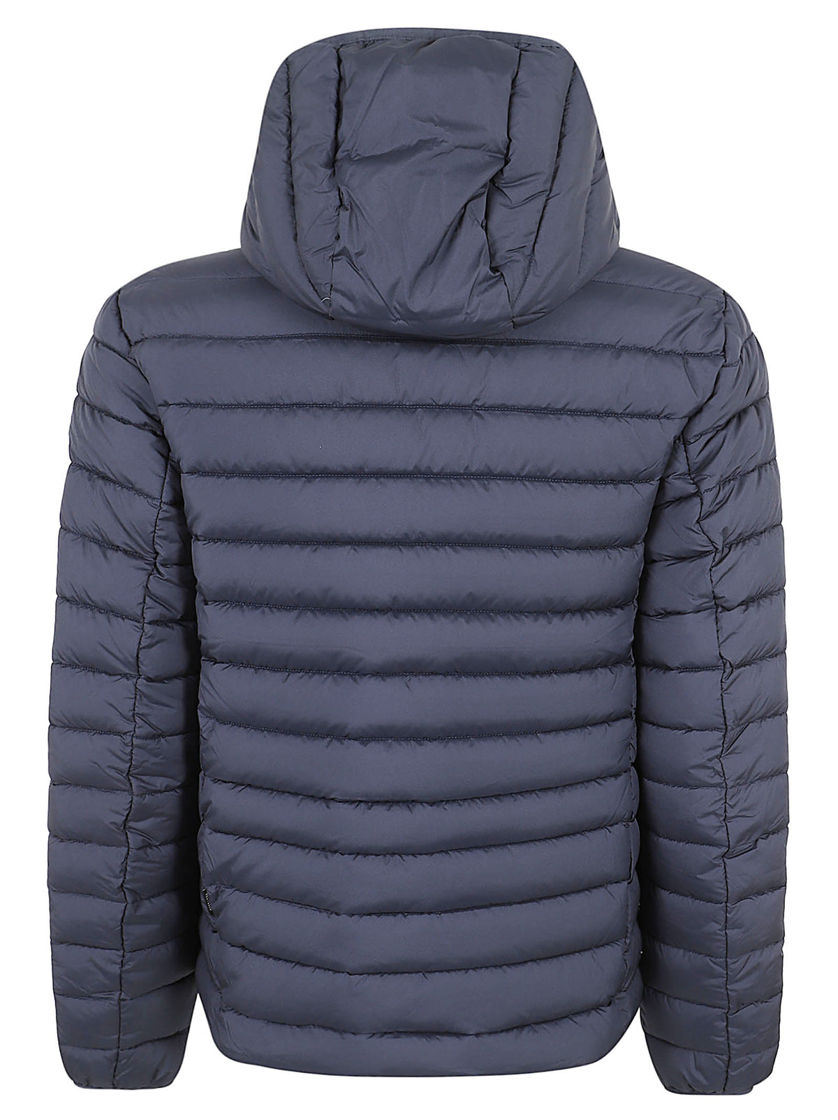 GIACCA UOMO CON CAPPUCCIO JUNCUS - SAVE THE DUCK D31273M MIRO2190010 BLUE BLACK SAVE THE DUCK 