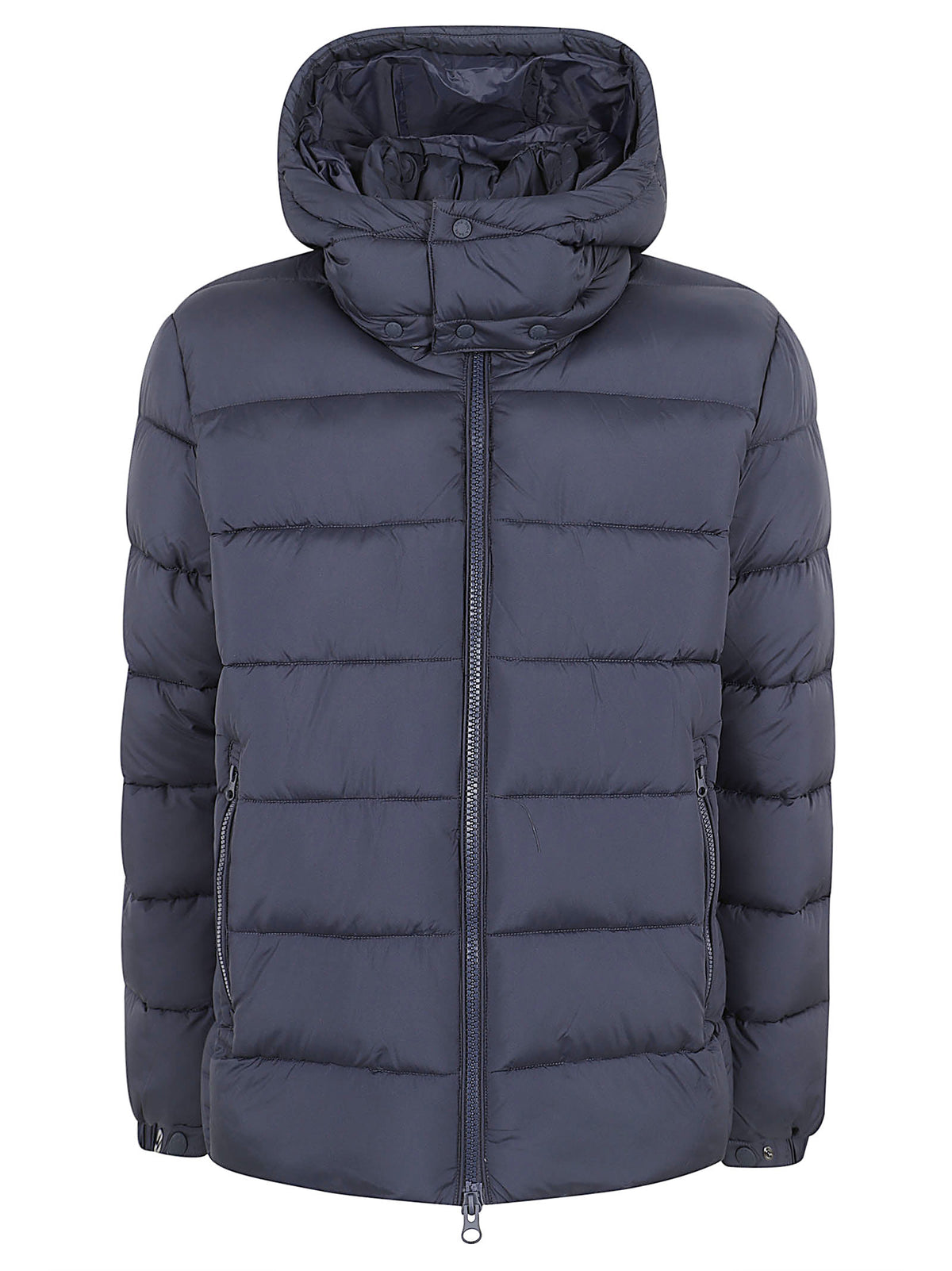 GIACCA UOMO CON CAPPUCCIO REMOVIBILE MIRO BORIS - SAVE THE DUCK D35560M MIRO2390010 BLUE BLACK SAVE THE DUCK 