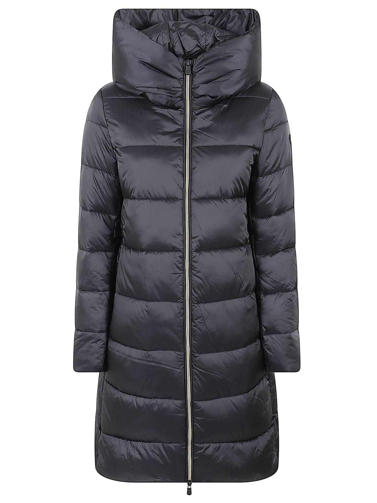 GIACCA DONNA CON CAPPUCCIO LYSA - SAVE THE DUCK<BR/> D40279W IRIS2110000 Black SAVE THE DUCK 