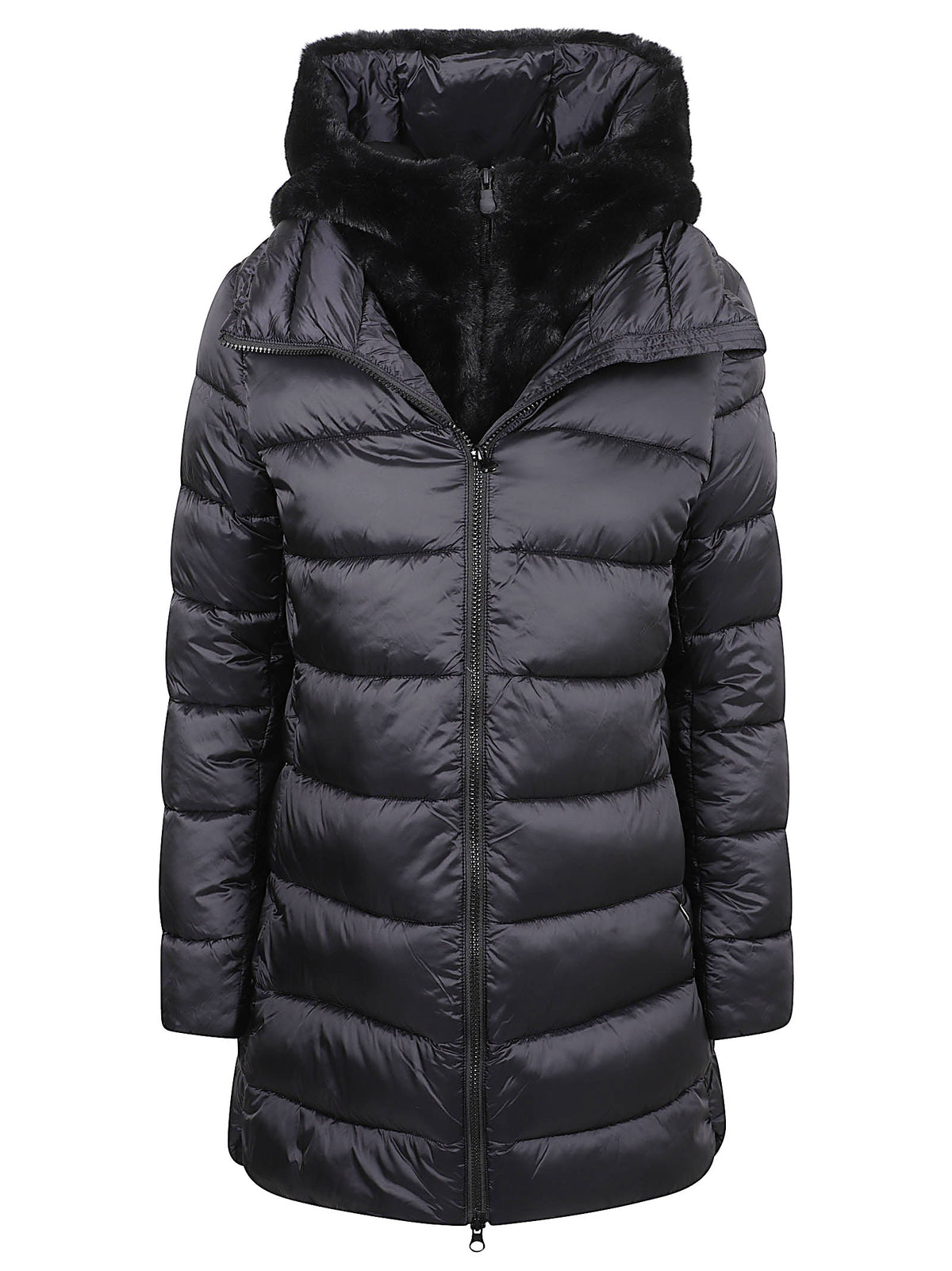 GIACCA IMBOTTITA DONNA CON CAPPUCCIO MATILDA  SAVE THE DUCK<BR/> D40280W JADE2110000 Black SAVE THE DUCK 