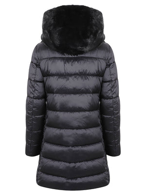 GIACCA IMBOTTITA DONNA CON CAPPUCCIO MATILDA  SAVE THE DUCK<BR/> D40280W JADE2110000 Black SAVE THE DUCK 