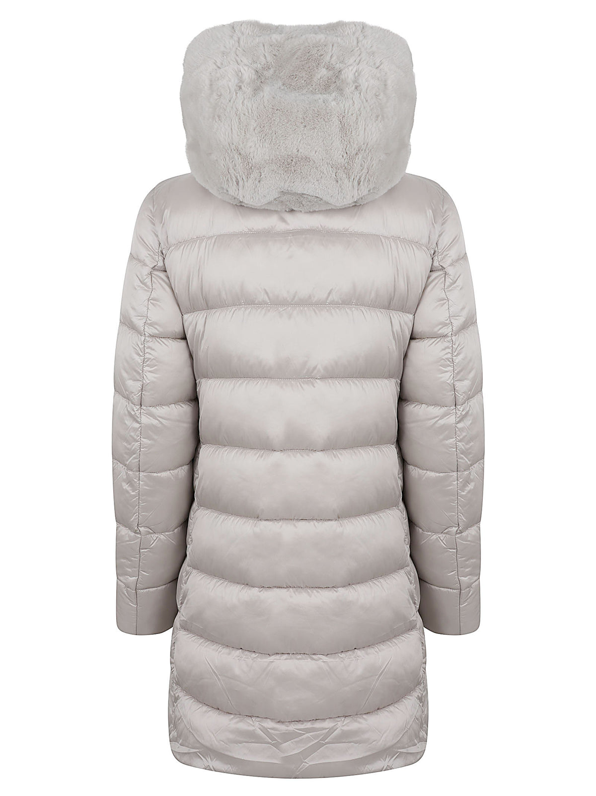 GIACCA IMBOTTITA DONNA CON CAPPUCCIO MATILDA - SAVE THE DUCK <BR/> D40280W JADE2140019 RAINY BEIGE SAVE THE DUCK 