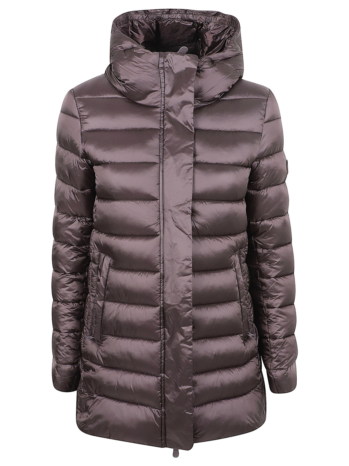 GIACCA PIUMINO DONNA DRIMIA - SAVE THE DUCK<BR/> D41264W IRIS2140009 BROWN BLACK SAVE THE DUCK 