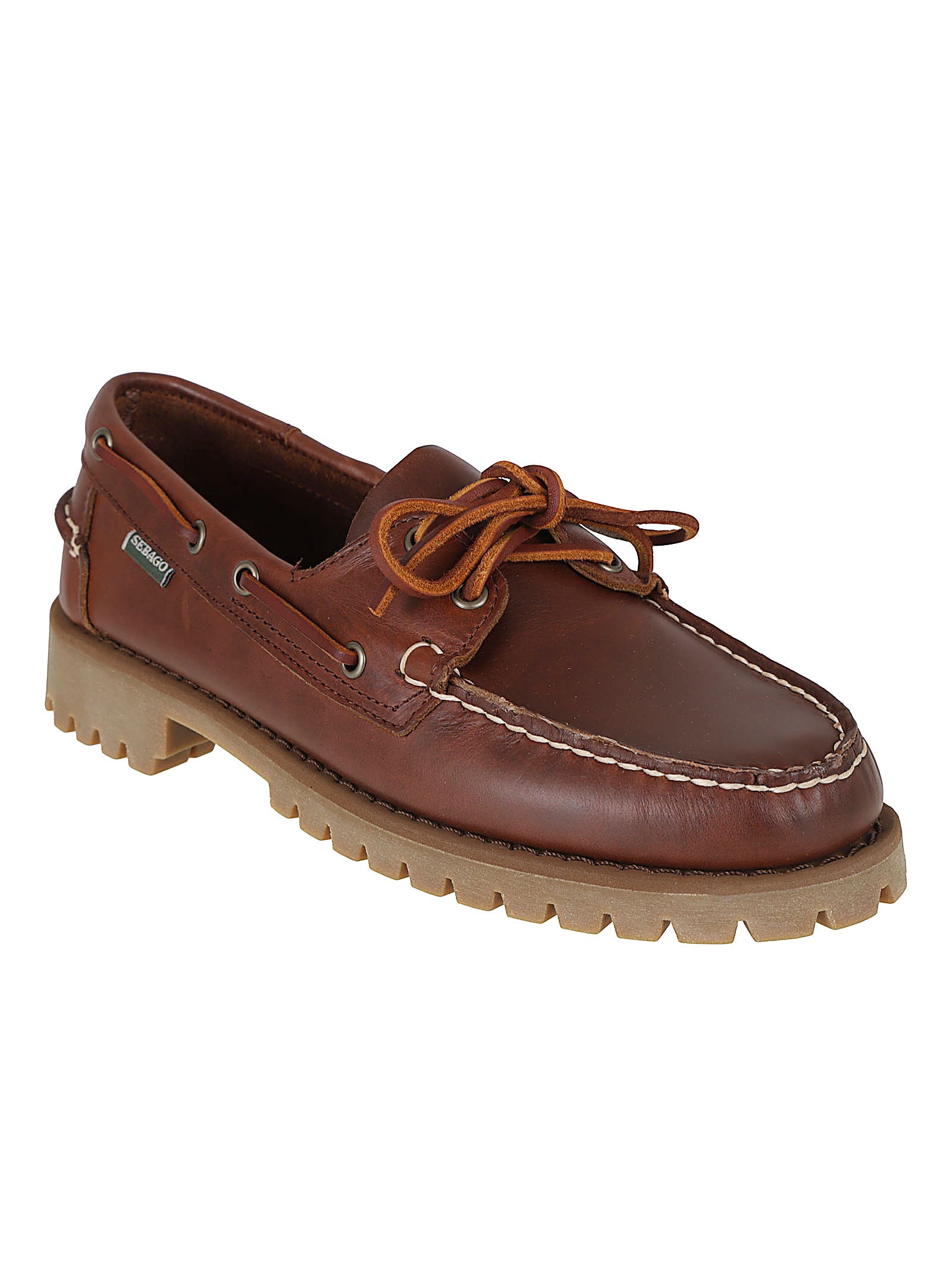 MOCASSINO UOMO CON SUOLA CARRARMATO 7001HU0 925 BROWN-GUM  SEBAGO 