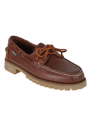 MOCASSINO UOMO CON SUOLA CARRARMATO 7001HU0 925 BROWN-GUM  SEBAGO 