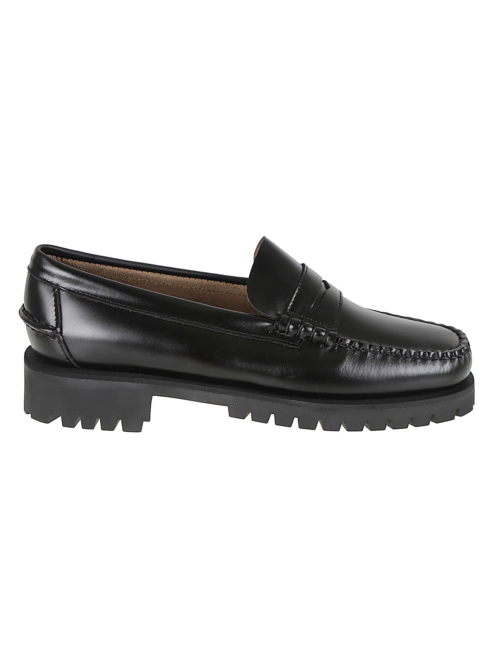 SCARPA MOCASSINO DONNA IN PELLE 7002IJ0 902 BLACK  SEBAGO 