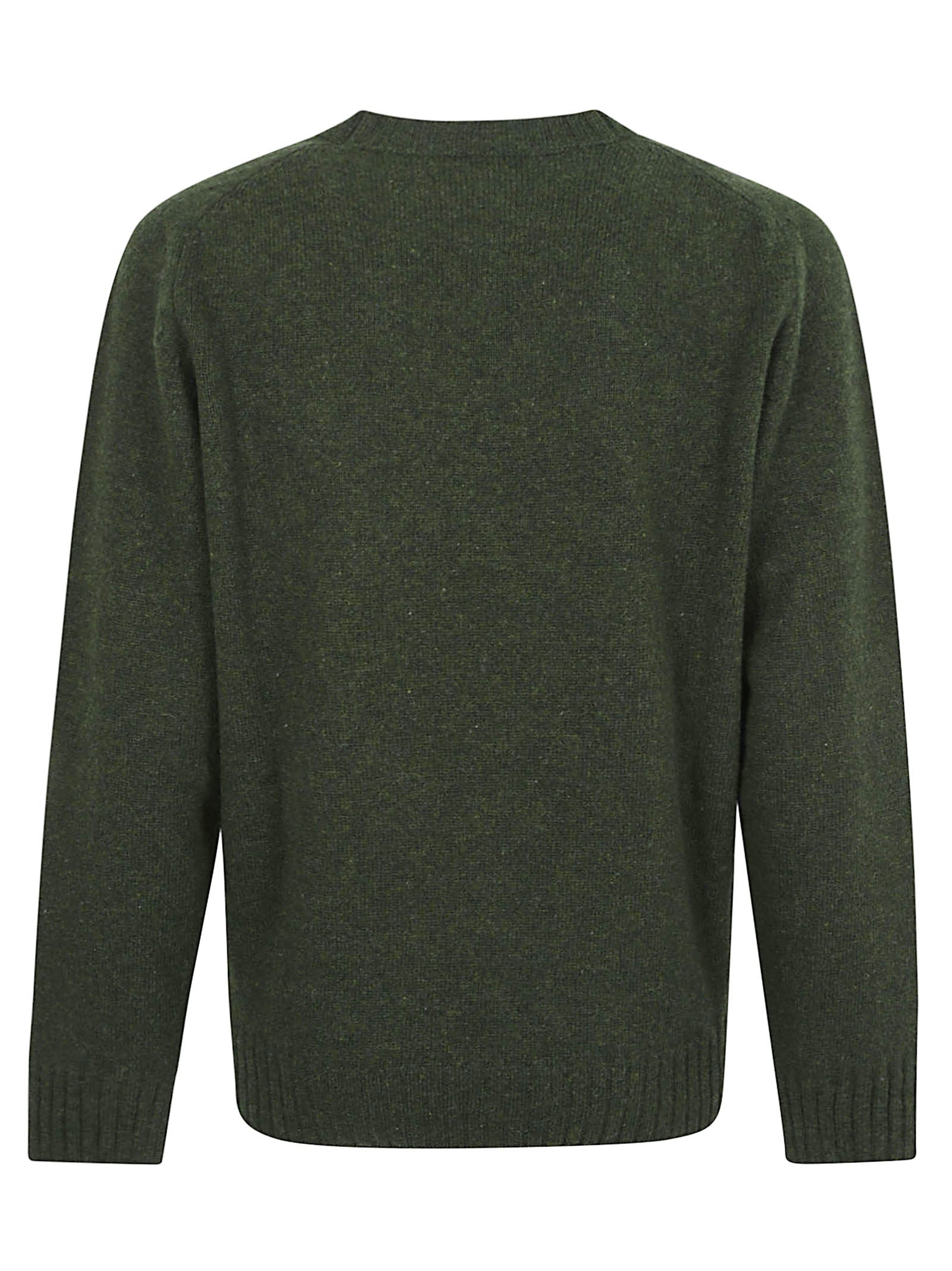 MAGLIONE GIROCOLLO UOMO IN PURA LANA 74113NW 297 GREEN BLACK FOREST SEBAGO 