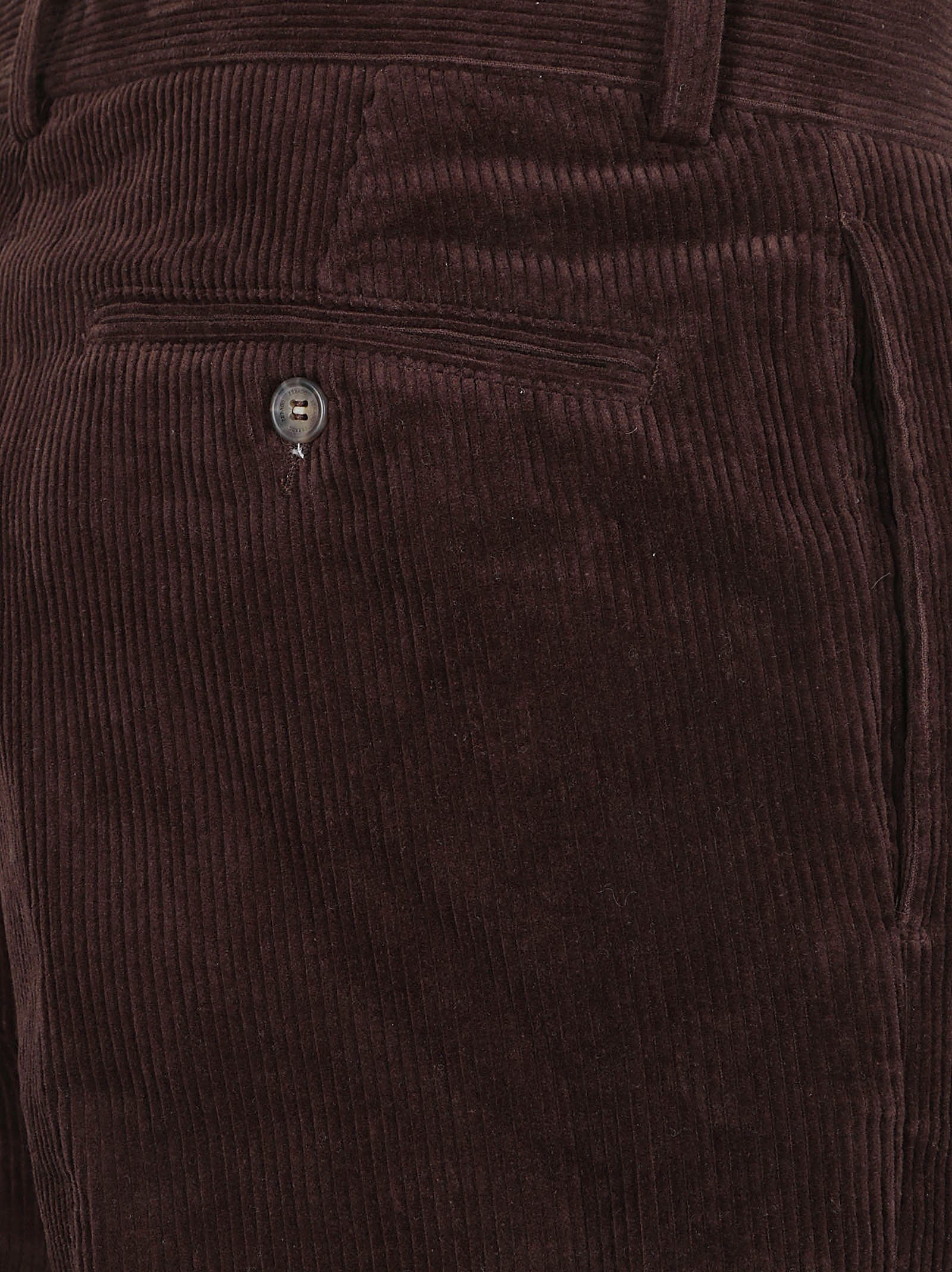 PANTALONE UOMO IN VELLUTO 74122IW 03Y BROWN MORO SEBAGO 