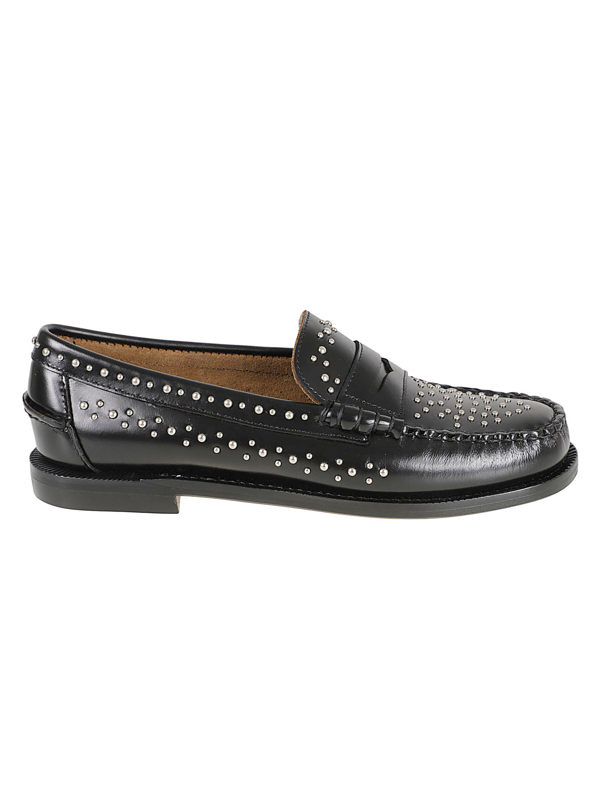 SCARPA DONNA IN PELLE DAN STUDS WOMAN - SEBAGO<BR/> 78118KW 902 BLACK  SEBAGO 