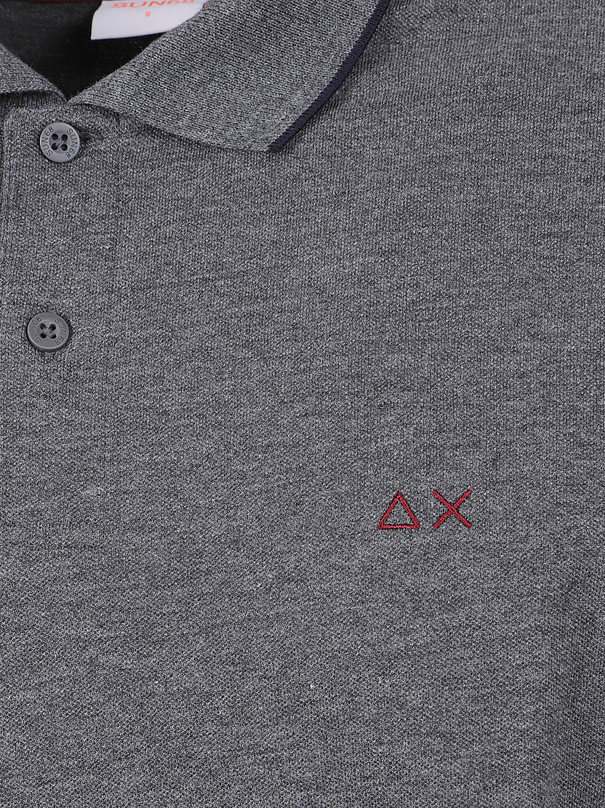 POLO UOMO SMALL STRIPES - SUN68 A46103 47 Grigio scuro SUN68 
