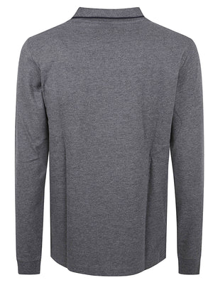 POLO UOMO SMALL STRIPES - SUN68 A46103 47 Grigio scuro SUN68 