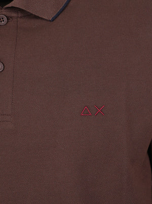 POLO UOMO SMALL STRIPES - SUN68 A46103 67 Testa di moro SUN68 