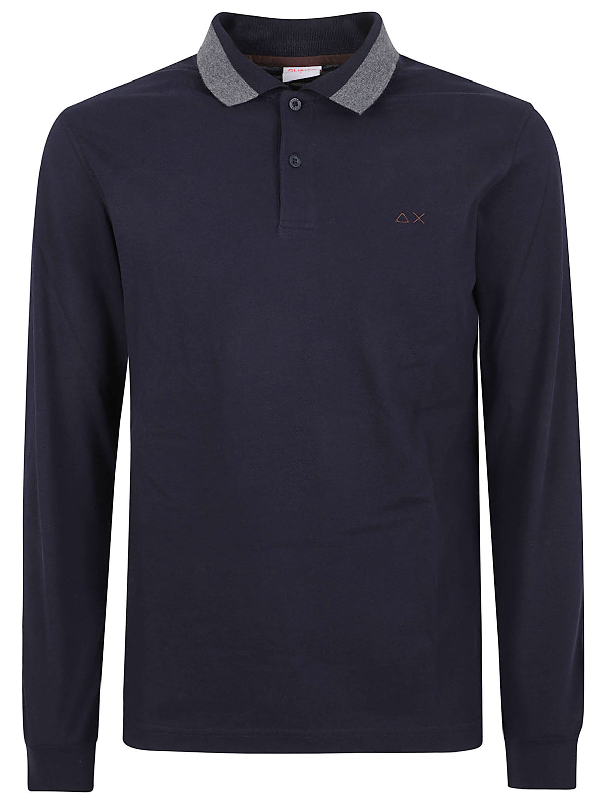 POLO UOMO BIG STRIPE - SUN68 A46104 07 NAVY BLUE SUN68 