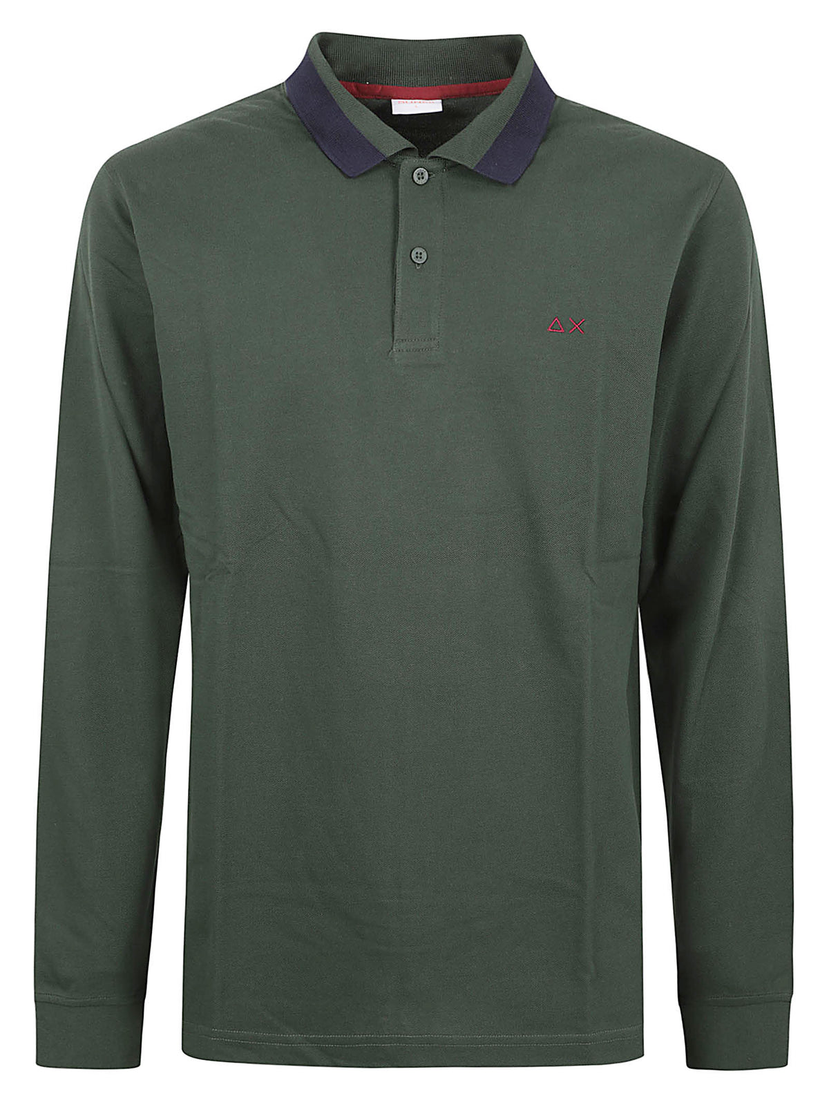 POLO UOMO BIG STRIPE - SUN68 <BR/> A46104 37 Verde scuro SUN68 