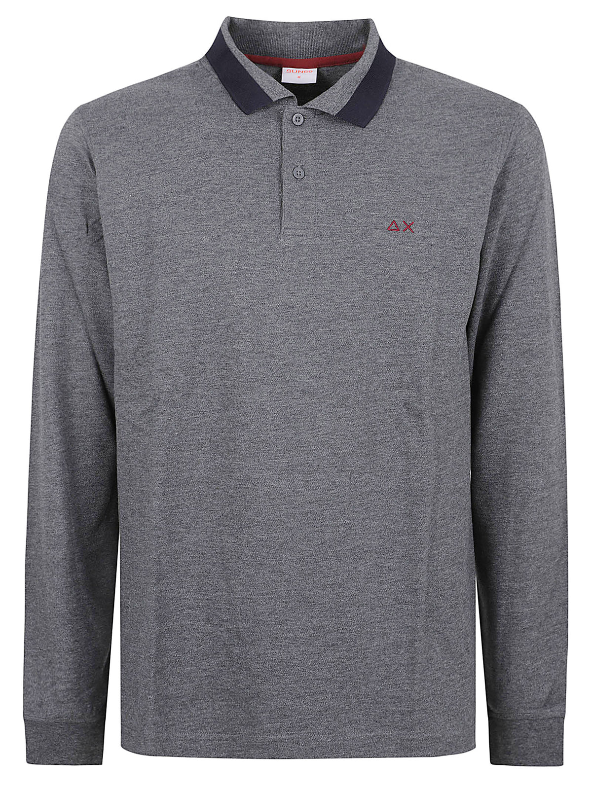 POLO UOMO BIG STRIPE - SUN68 <BR/> A46104 47 Grigio scuro SUN68 