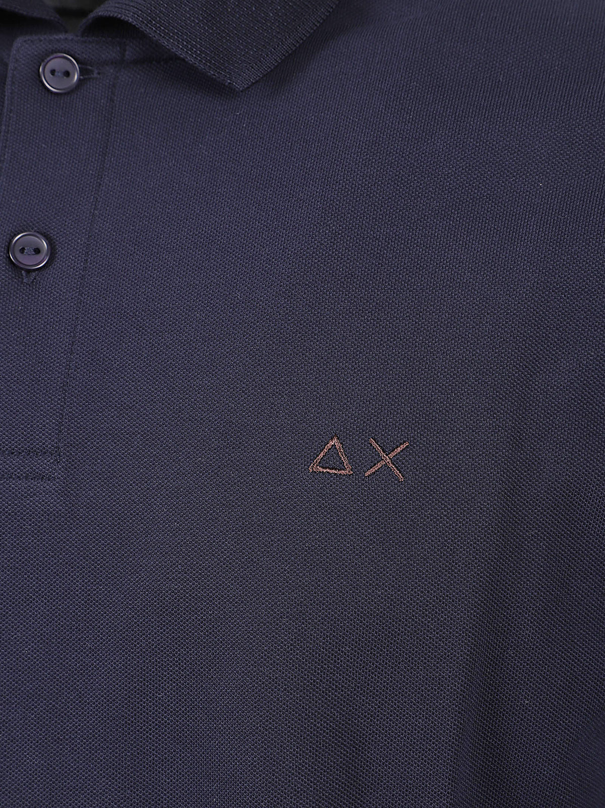 POLO UOMO CONTRAST  - SUN68 <BR/> A46106 07 NAVY BLUE SUN68 