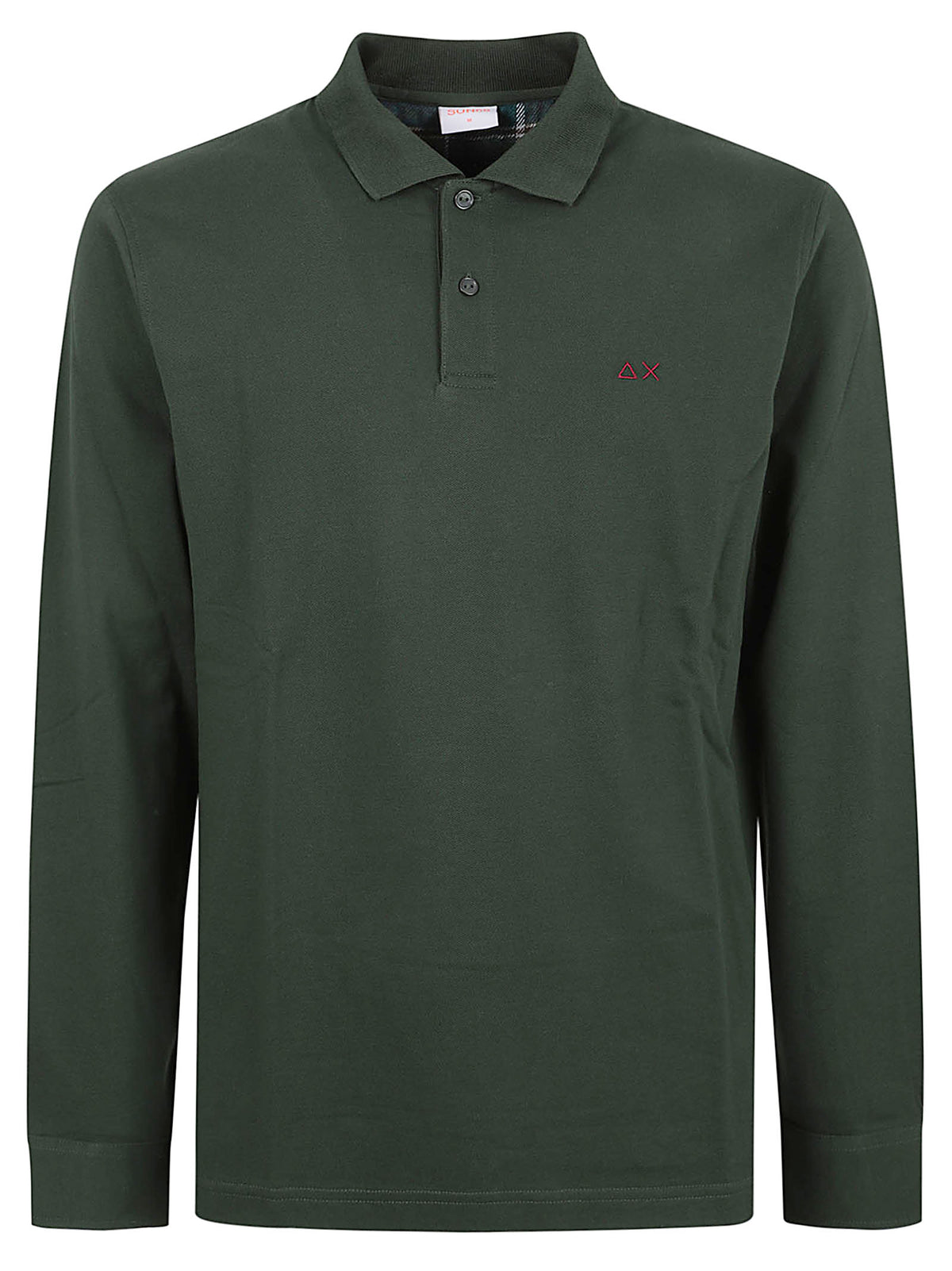 POLO UOMO CONTRAST  - SUN68 <BR/> A46106 37 Verde scuro SUN68 
