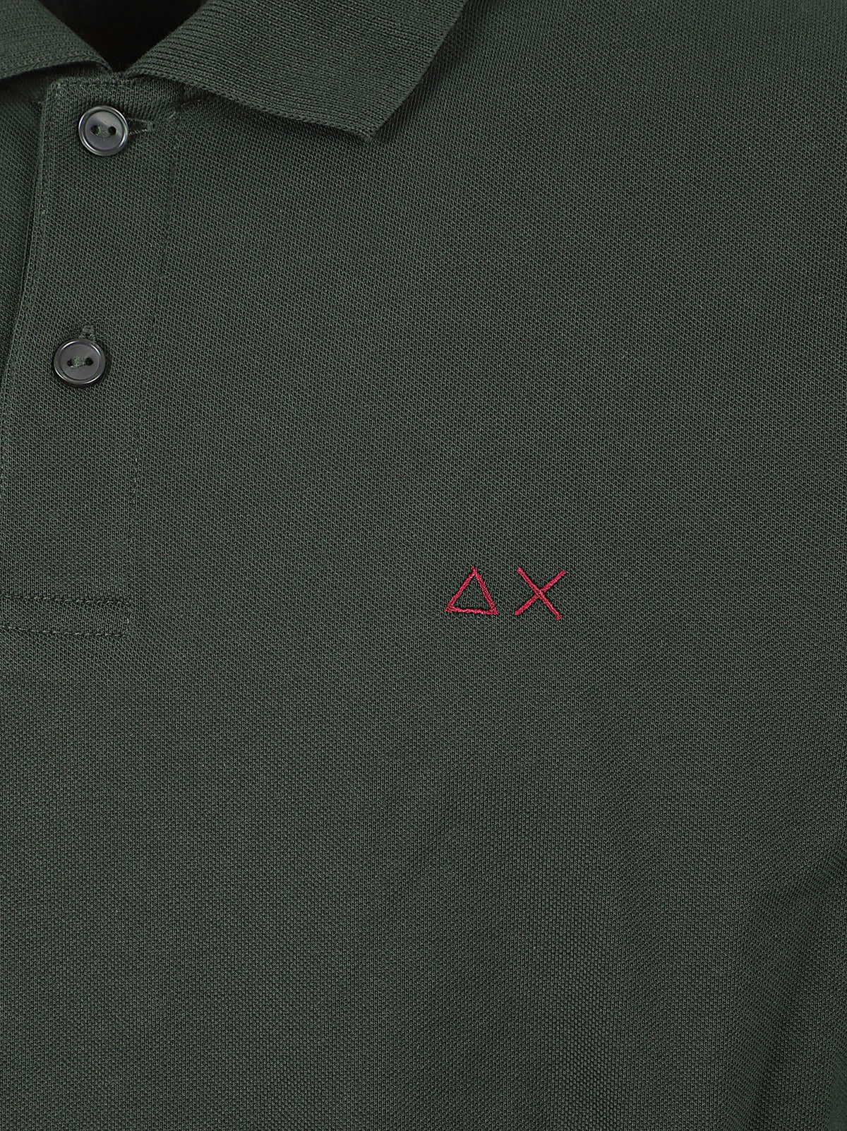 POLO UOMO CONTRAST  - SUN68 <BR/> A46106 37 Verde scuro SUN68 