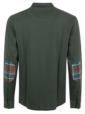 POLO UOMO CONTRAST  - SUN68 <BR/> A46106 37 Verde scuro SUN68 