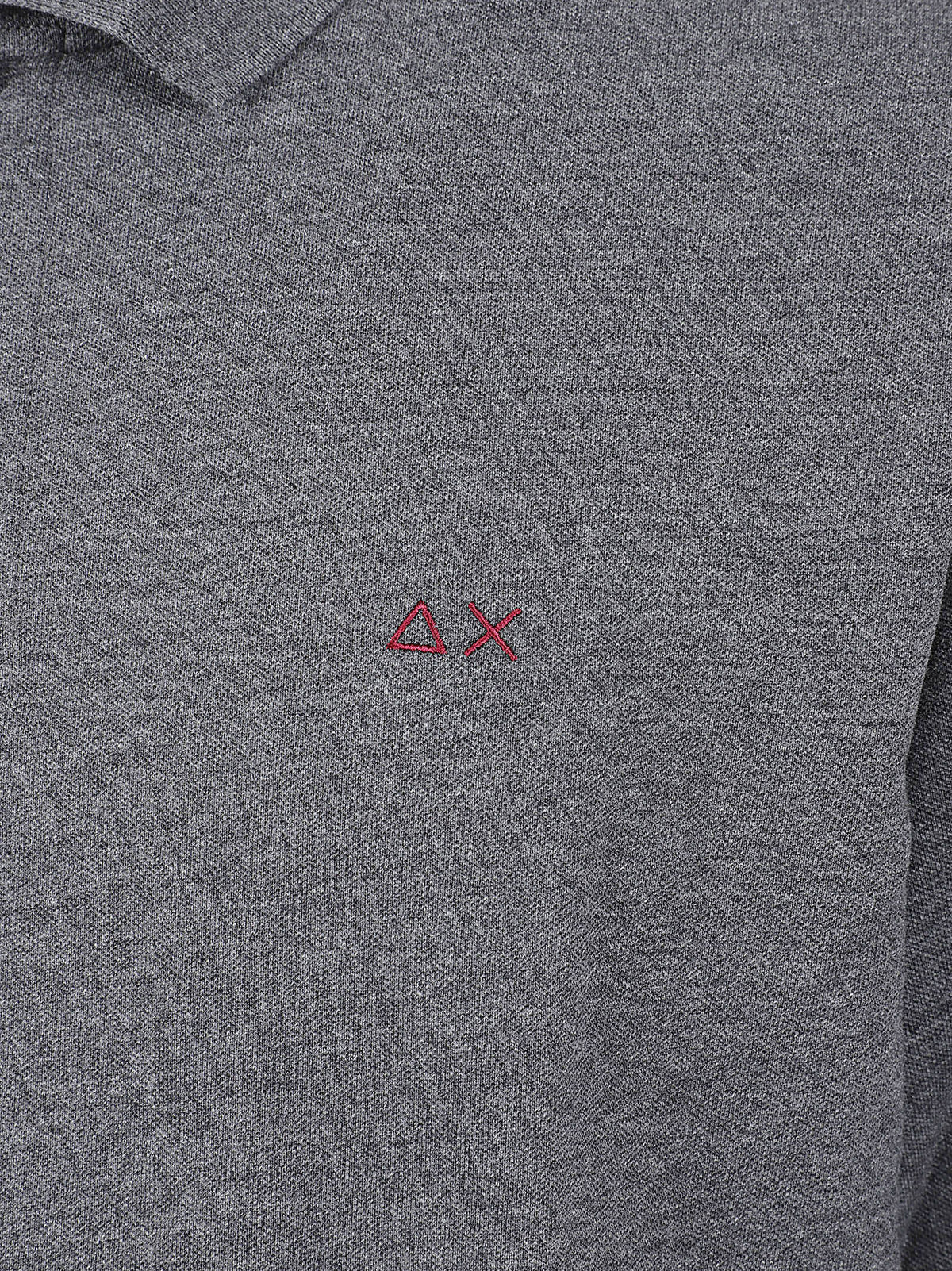 POLO UOMO CONTRAST  - SUN68<BR/> A46106 47 Grigio scuro SUN68 