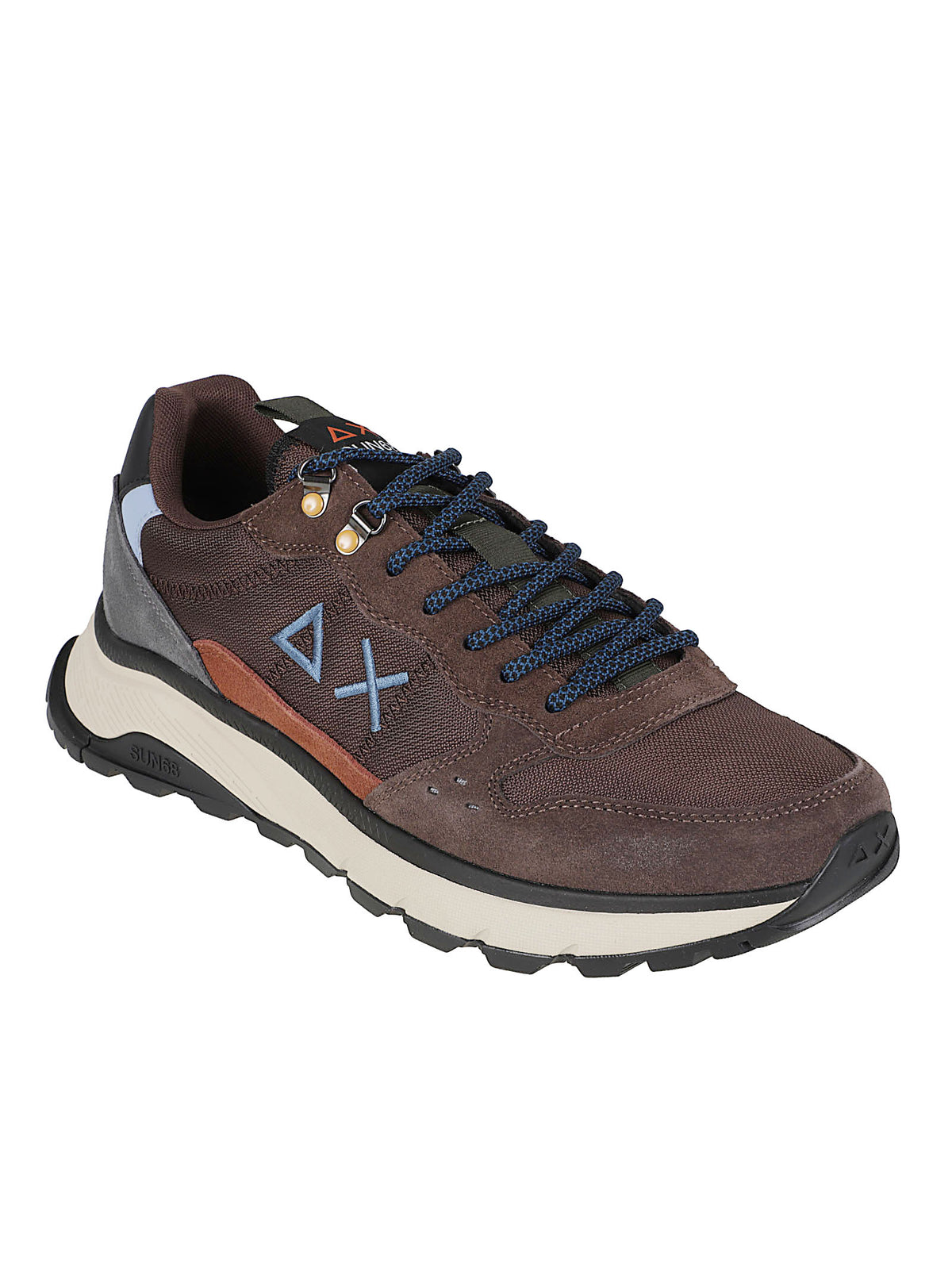 SNEAKERS UOMO FIRE & CAMPING - SUN68 BZ46138 08 Marrone SUN68 