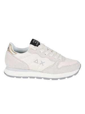 SNEAKERS DONNA ALLY SILVER GOLD - SUN68<BR/> BZ46202 31 BIANCO PANNA SUN68 